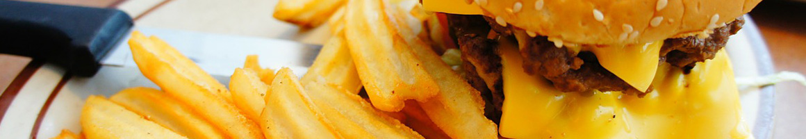 Eating Burger Pub Food at Cove Pub Restaurant restaurant in Inverness, FL.